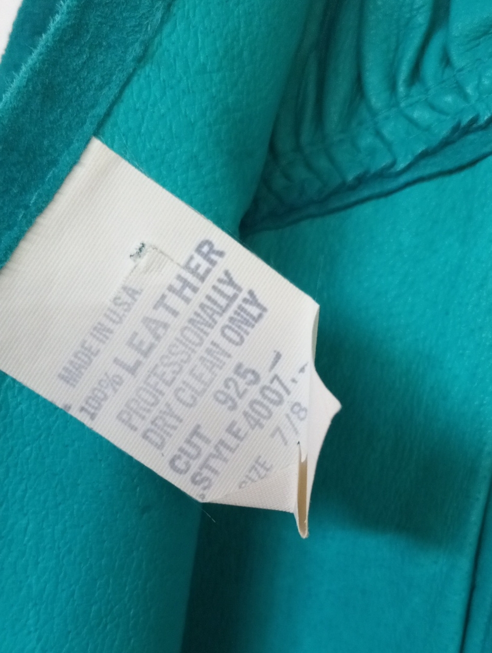 80s Vintage 7/8 Teal Suede Sheath Dress Bodycon - Picture 6 of 6